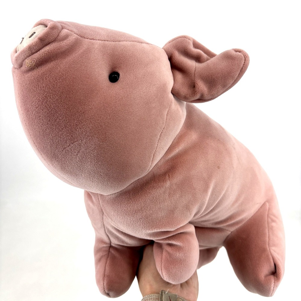 * RETIRED * Large Jellycat‎ Mellow Mallow Pig 15" Plush Stuffed Toy Pink B